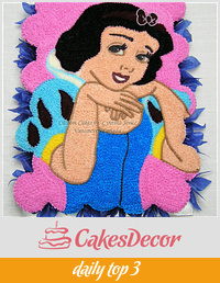 Snow White Cupcake Cake