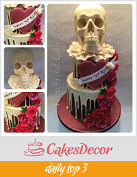 Frou Frous Cakes' take on the skull cake