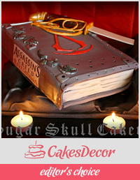 Assasins Creed(video Game) Themed Birthday Cake