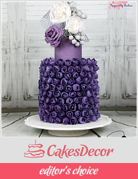 The 300 Purple Buds - Wedding Cakes Inspired By Fashion A Worldwide Collaboration