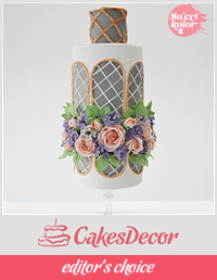 Secret Garden #ACDMagazine wedding cake
