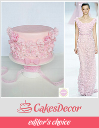 Haute Couture-Inspired Cake