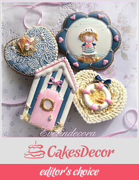 Sailor girl cookies