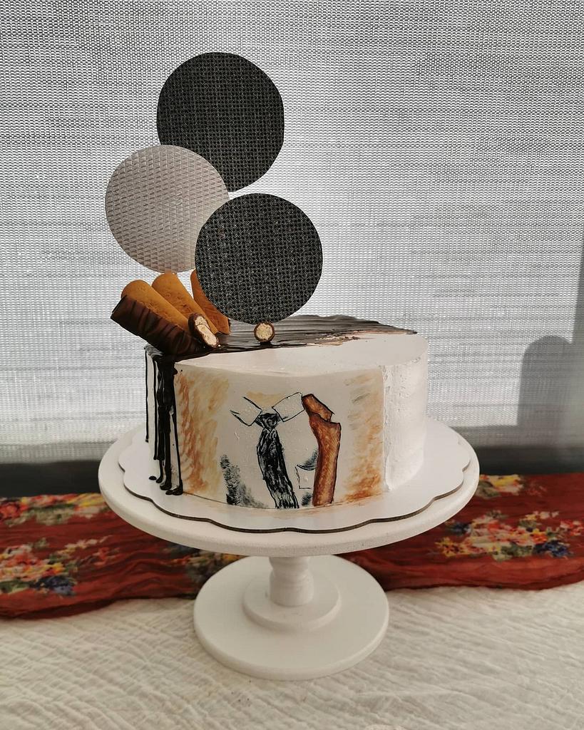 Gentleman happy birthday cake - Cake shop MOCART | Facebook