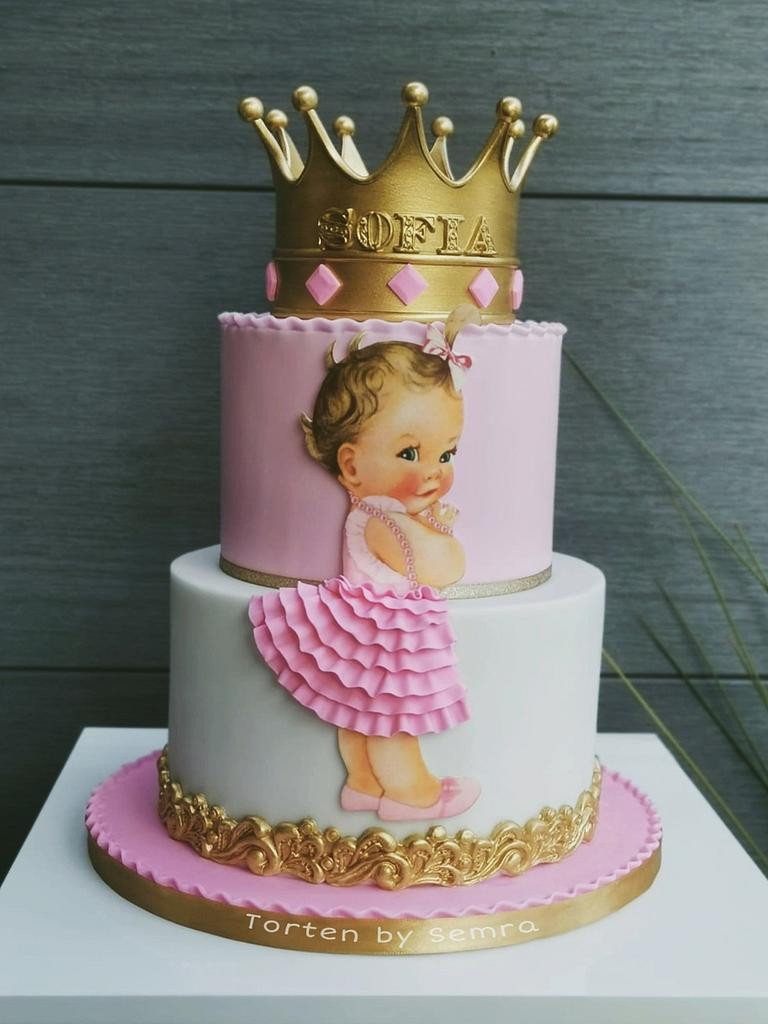 1st birthday cake - Decorated Cake by Torte Panda - CakesDecor