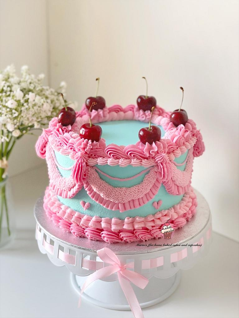 Pretty Lady Silhouette Tall Style Birthday Cake | cakewaves