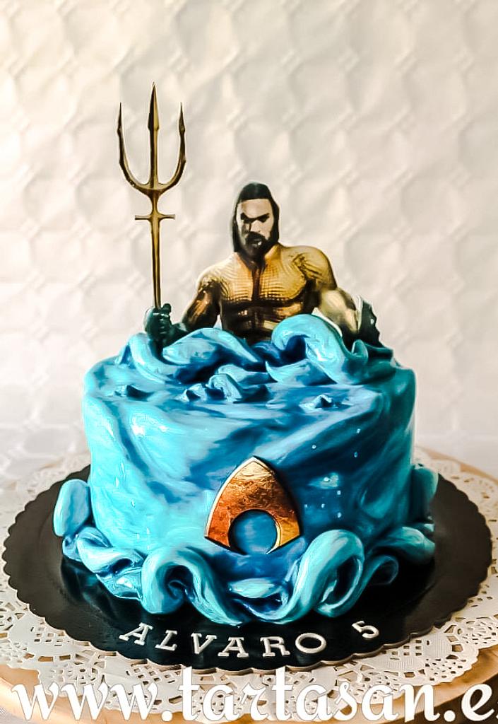 Acrylic Aquaman Movie Jason Mamoa Full Costume Cake Topper Party Decoration  for Wedding Anniversary Birthday Graduation - Walmart.com