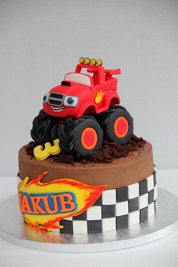 Blaze and the Monster Machines cake - Cake by Dorty od - CakesDecor
