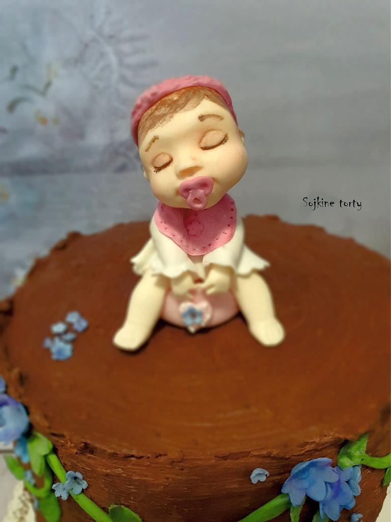 Baby on the potty:) - Decorated Cake by SojkineTorty - CakesDecor