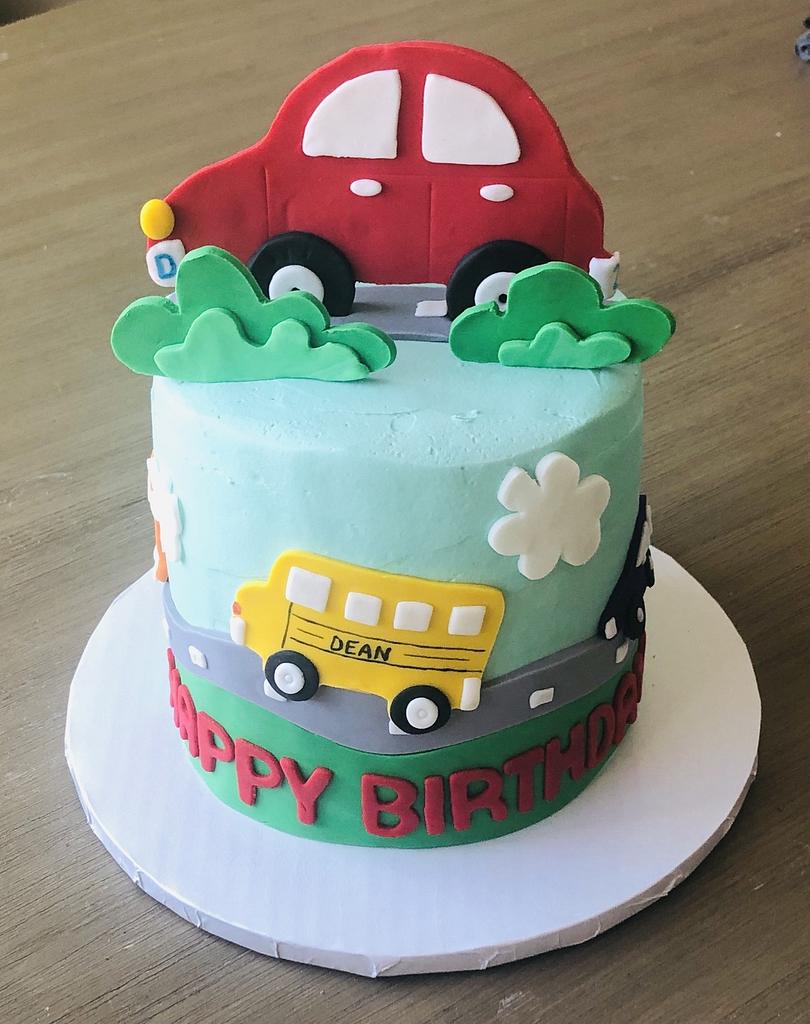 Disney Cars Themed Birthday Cake — Skazka Cakes