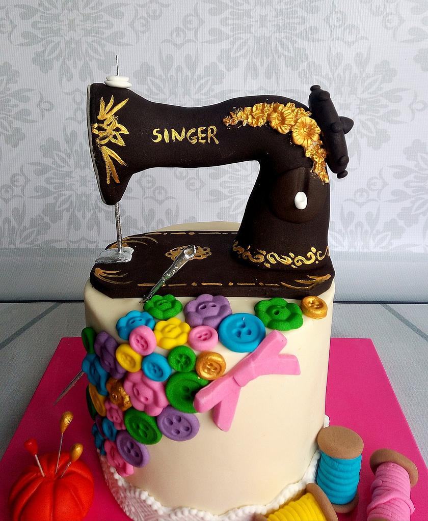 Tailor cake Cake by Mahy hegazy CakesDecor