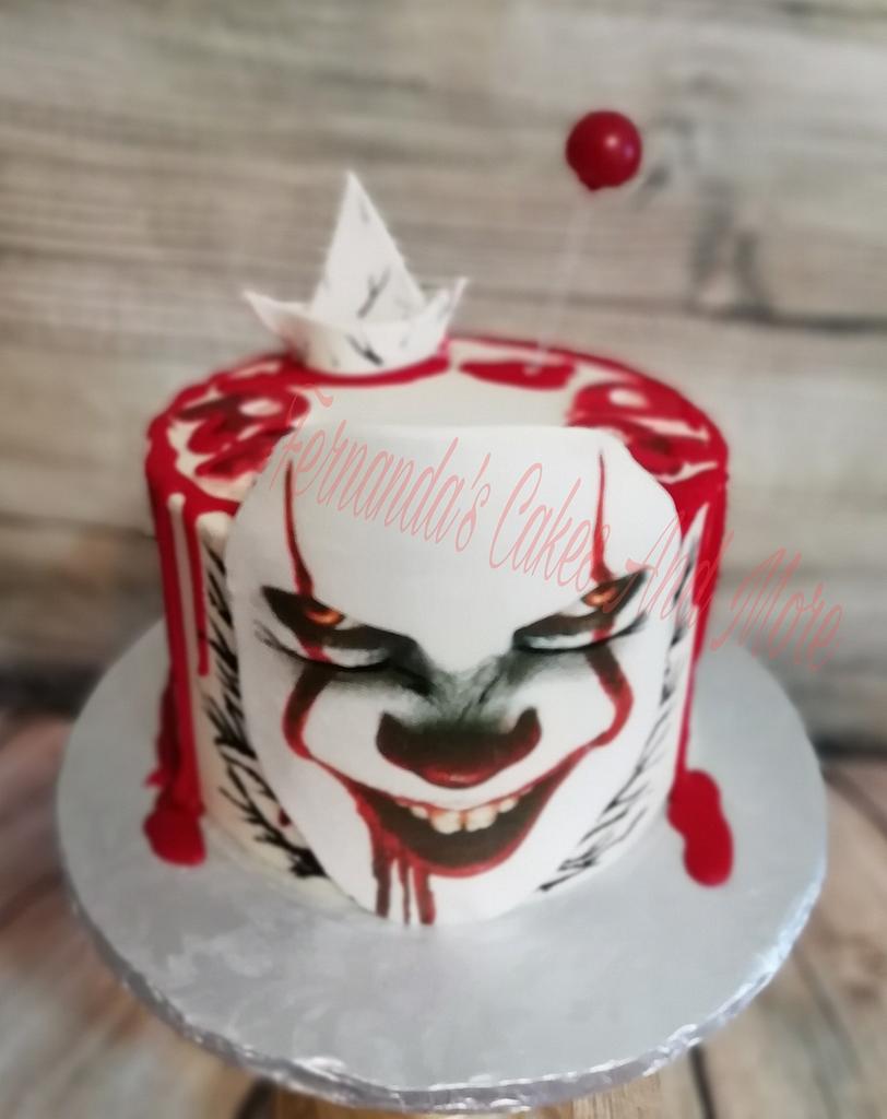 Pennywise IT Cake Cake By Fernandas Cakes And More CakesDecor 4d7614d6f33f46b69625eebf9ad54000