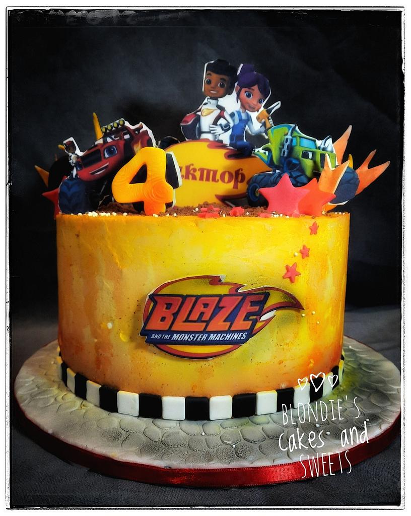 Blaze And The Monster Machine Cake - CakeCentral.com