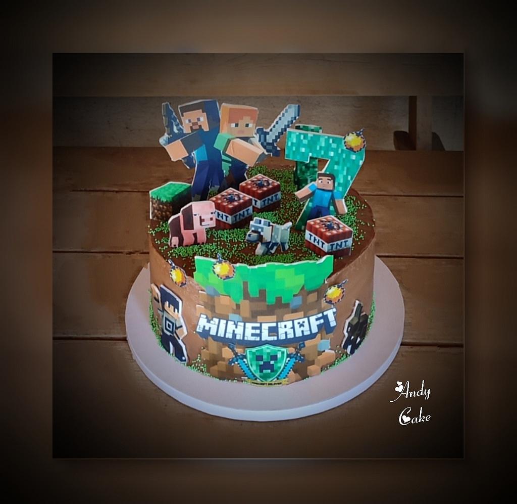 Minecraft Cake - Milly Cupcakes