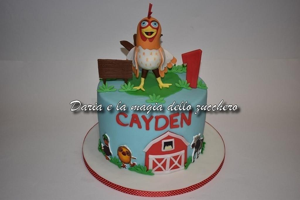 Bartolito chicken cake - Decorated Cake by Daria Albanese - CakesDecor