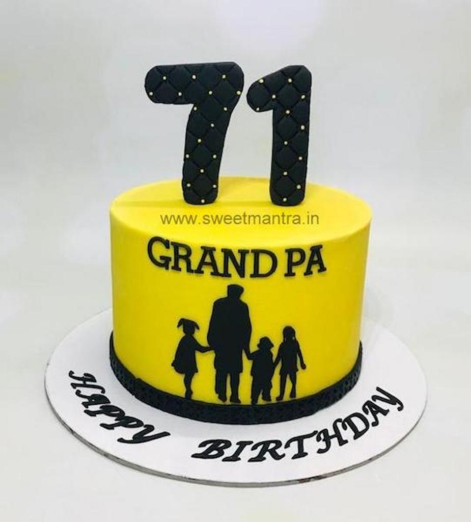 Happy Birthday Grandad Cake Topper. Grandpa Birthday Decor. 60th, 70th,  80th, 90th, 100th Grandfather Birthday Party Cake Topper. - Etsy