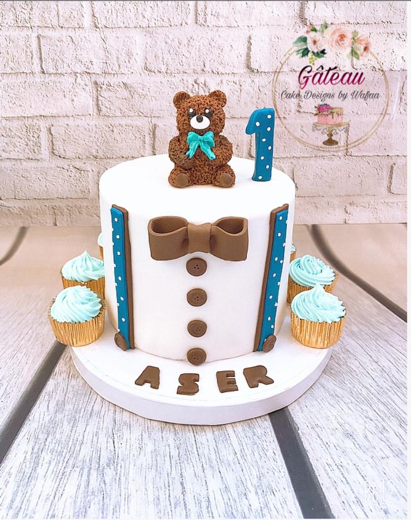 Half Birthday Teddy Bear Theme Cake – Cakes All The Way