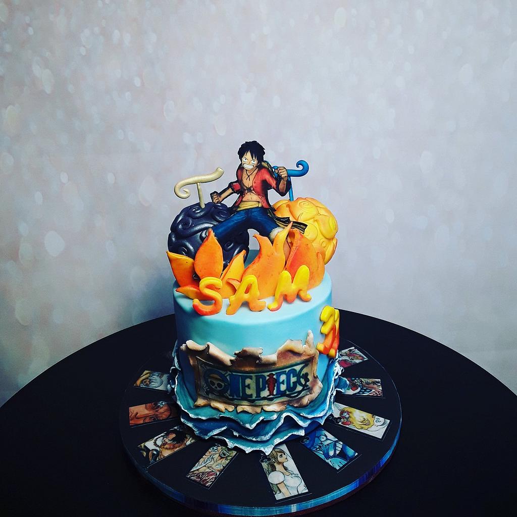 One Piece Anime Cake, A Customize Anime cake