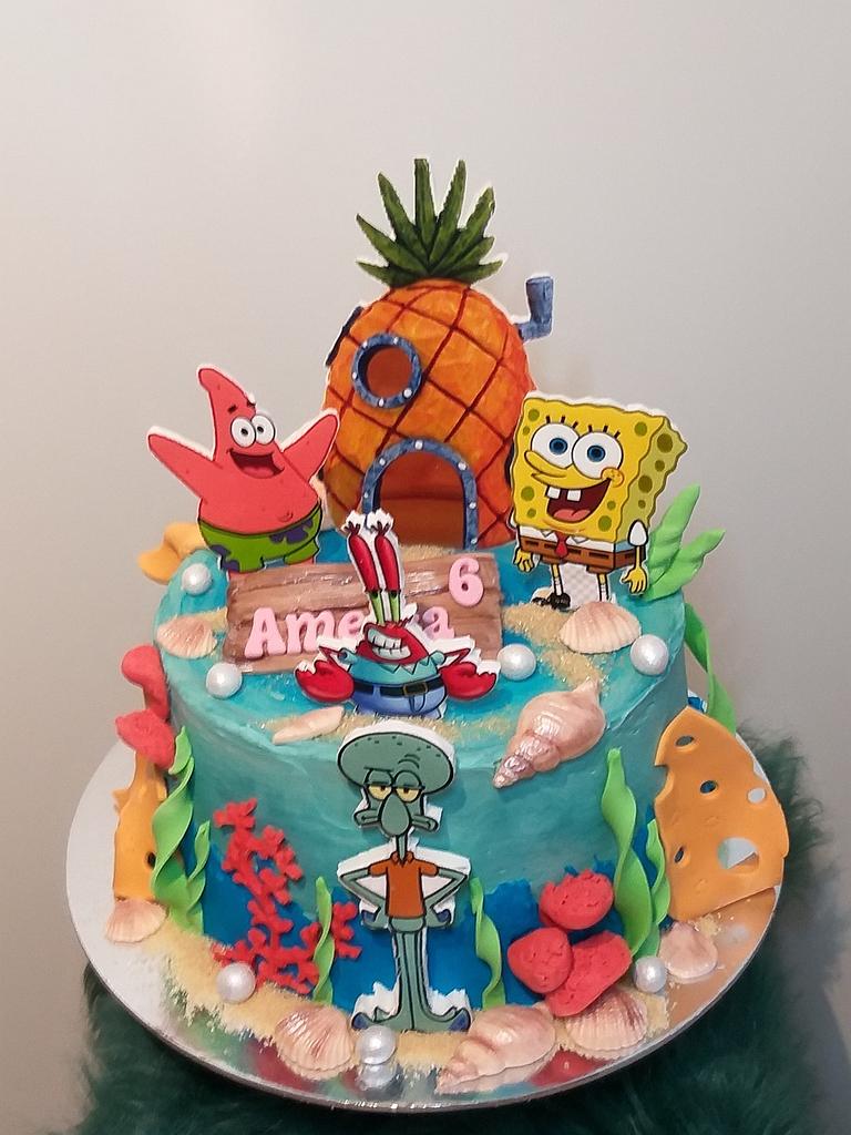 SpongeBob cake - Cake by Marek - CakesDecor