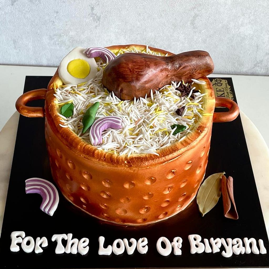 Biryani cake | Cake decorating, Biryani, Cake creations