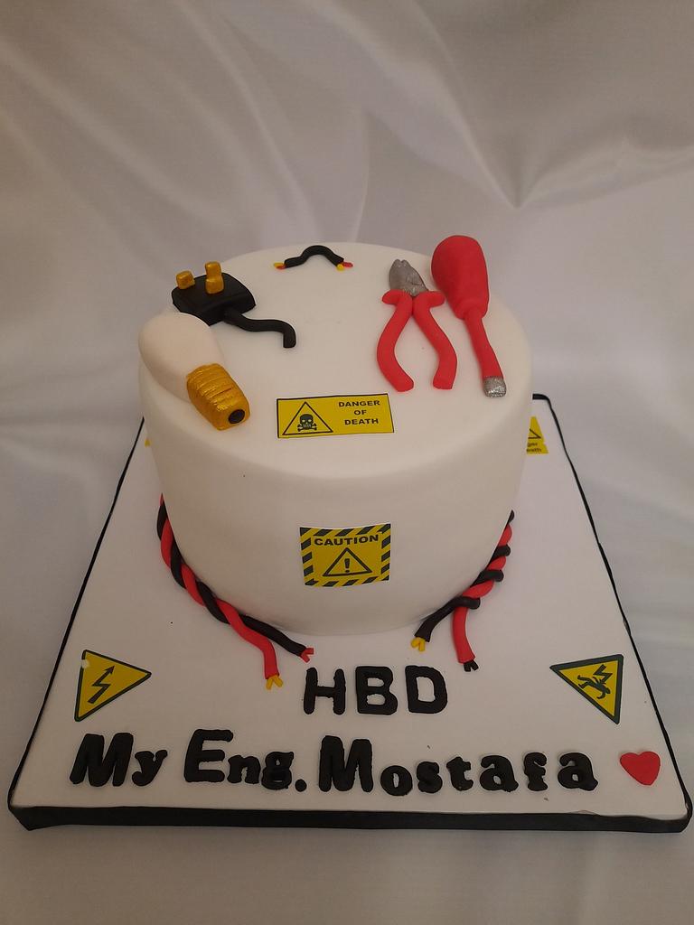 electrician birthday cake | engineering cake design | electrician cake |  designer cakes - YouTube