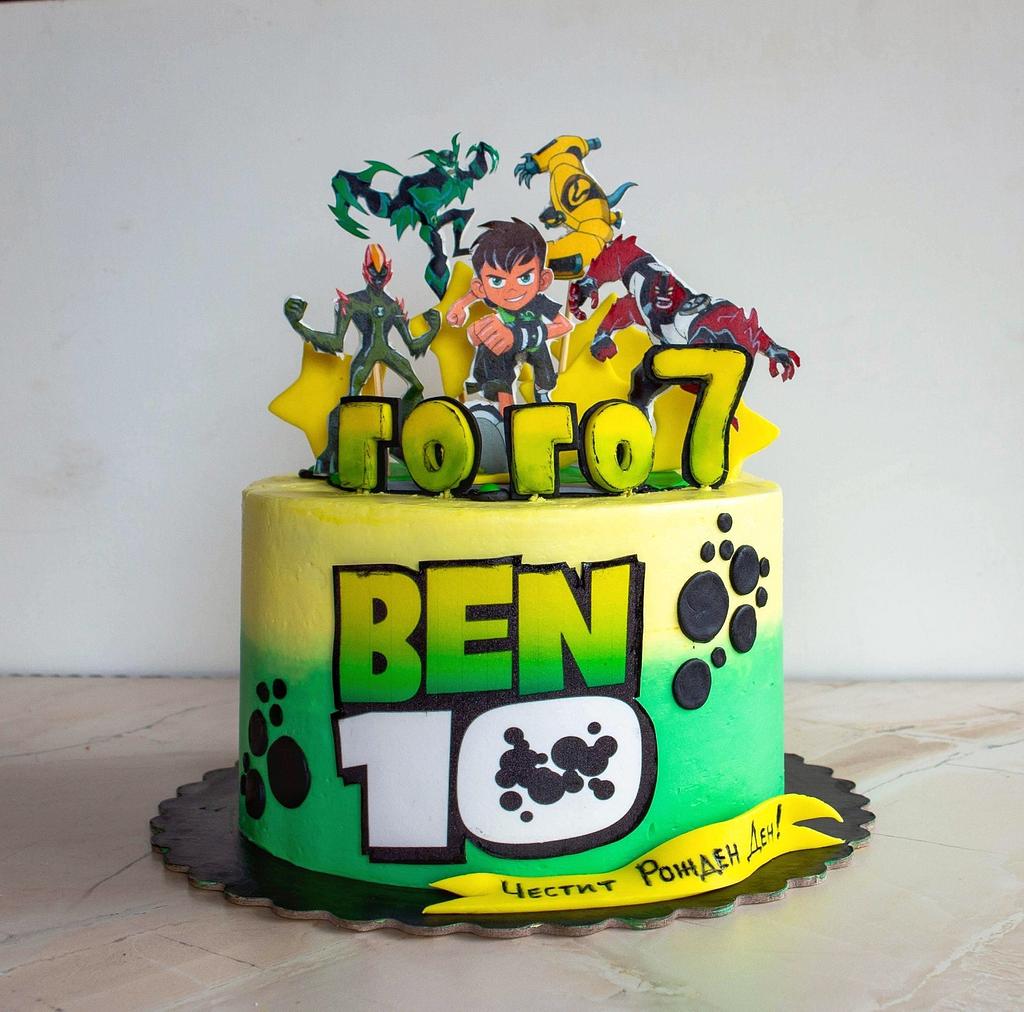 FONDANT CAKE BEN10 PHOTO SHEET – KS Bakers