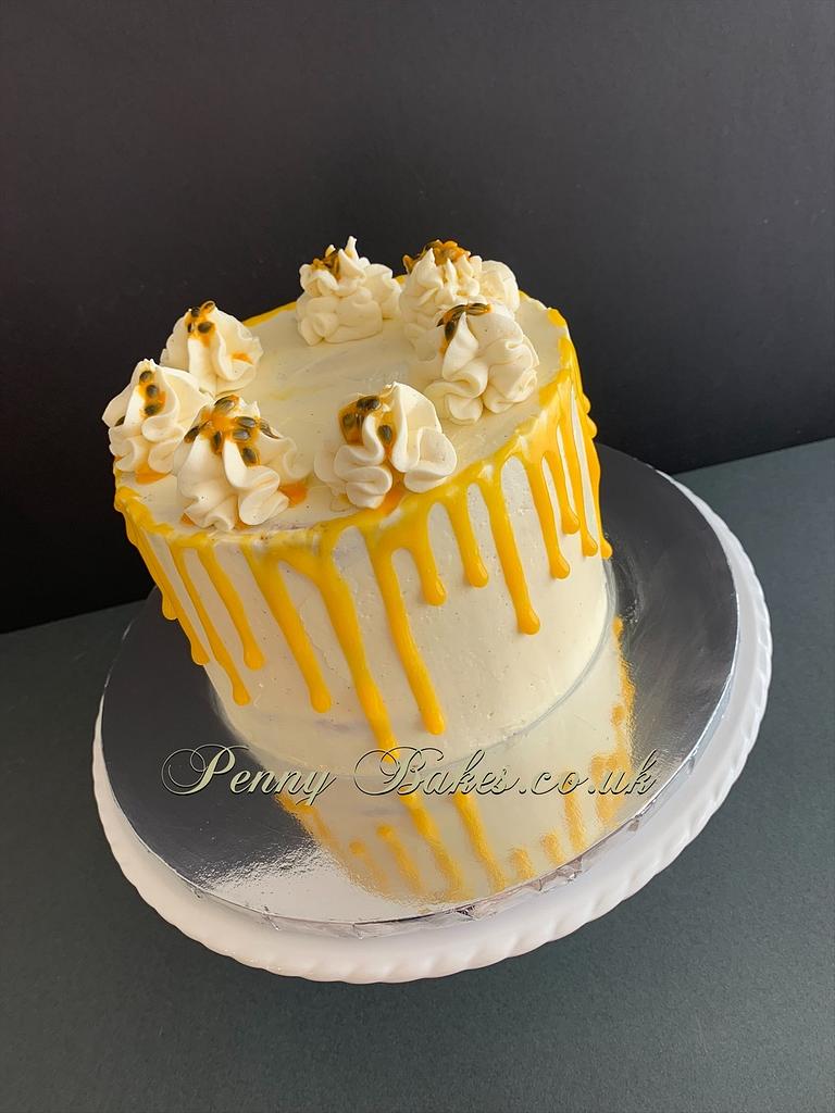 Passion fruit layer cake - Cake by Penny Sue - CakesDecor