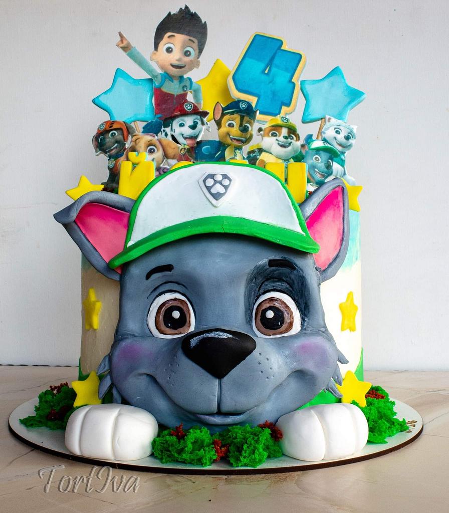 Rocky from Paw patrol - Decorated Cake by TortIva - CakesDecor