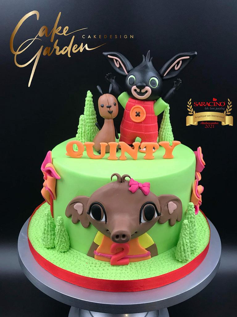 Bing bunny cake - Decorated Cake by Cake Garden - CakesDecor