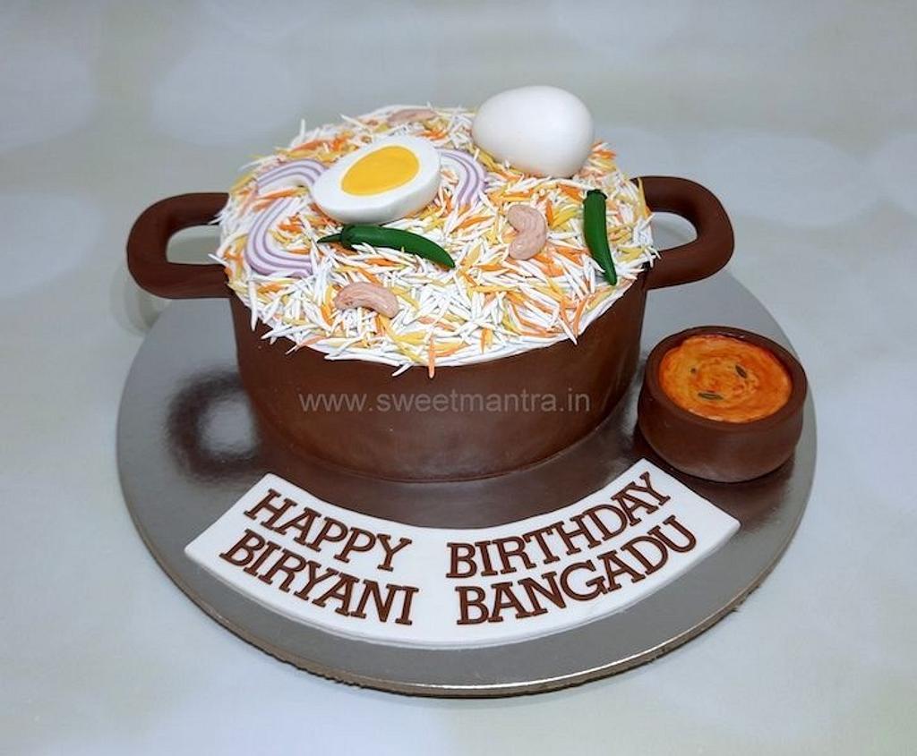 Biryani Theme Cake Designs & Images