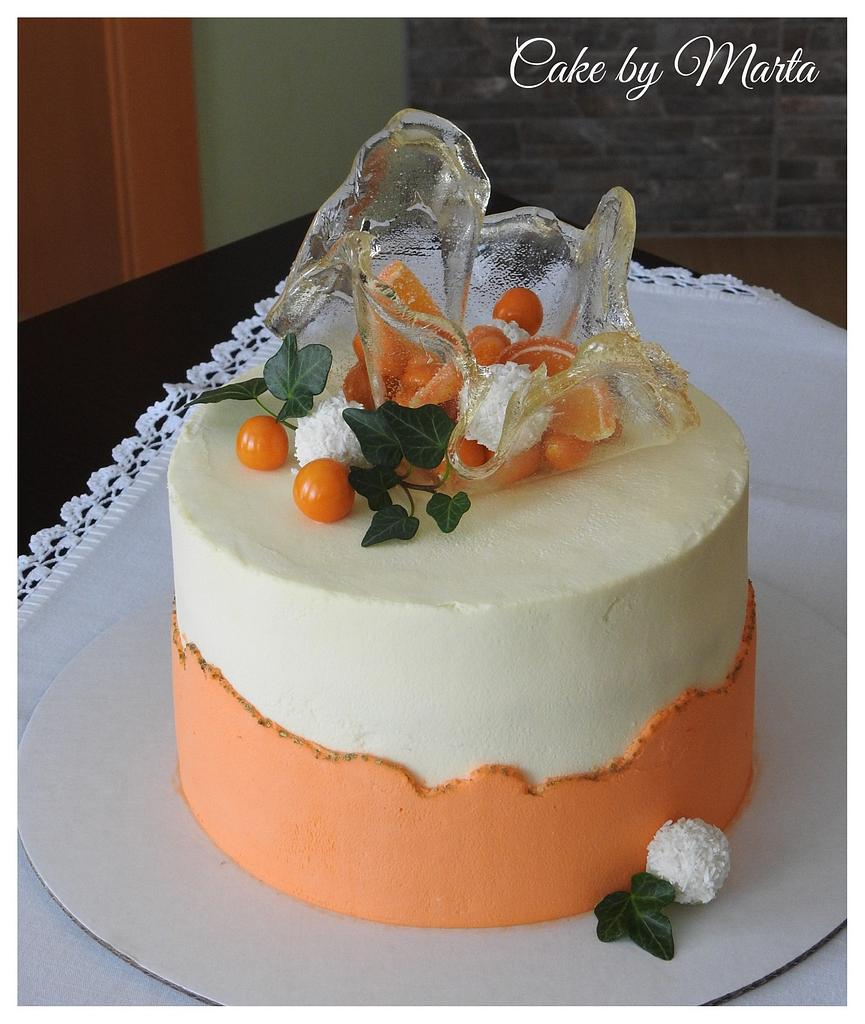 Best Fault Line Floral Cake In Raipur | Order Online