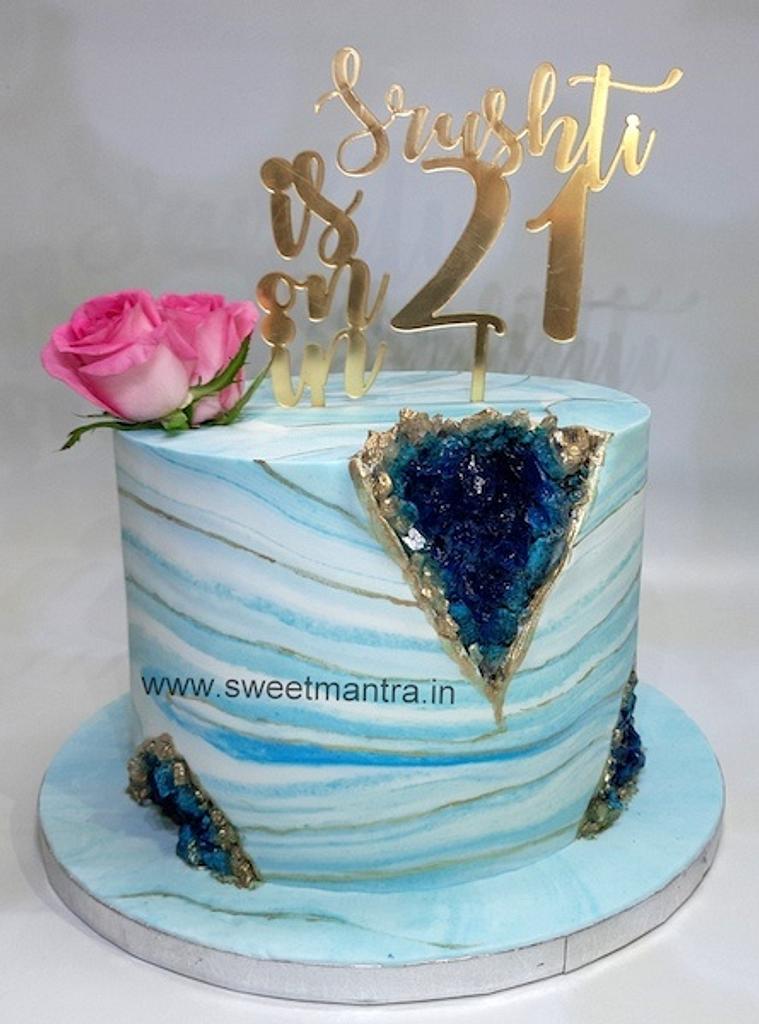 21 year old cake for Minjia. | jocakes