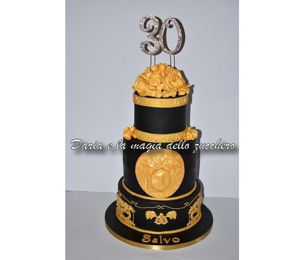 Cakes by tonia - Black And Gold versace theme cake... | Facebook