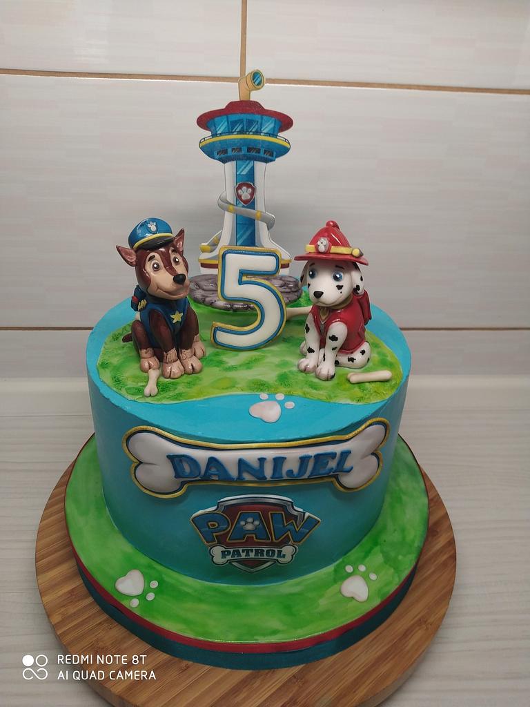 Marshall and Chase Paw Patrol - Cake by Tortalie - CakesDecor