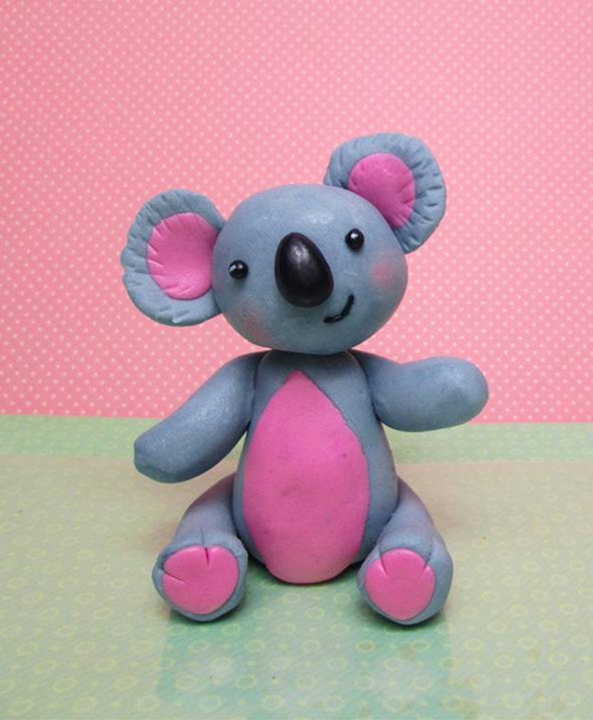 How to make a Koala out of fondant CakesDecor