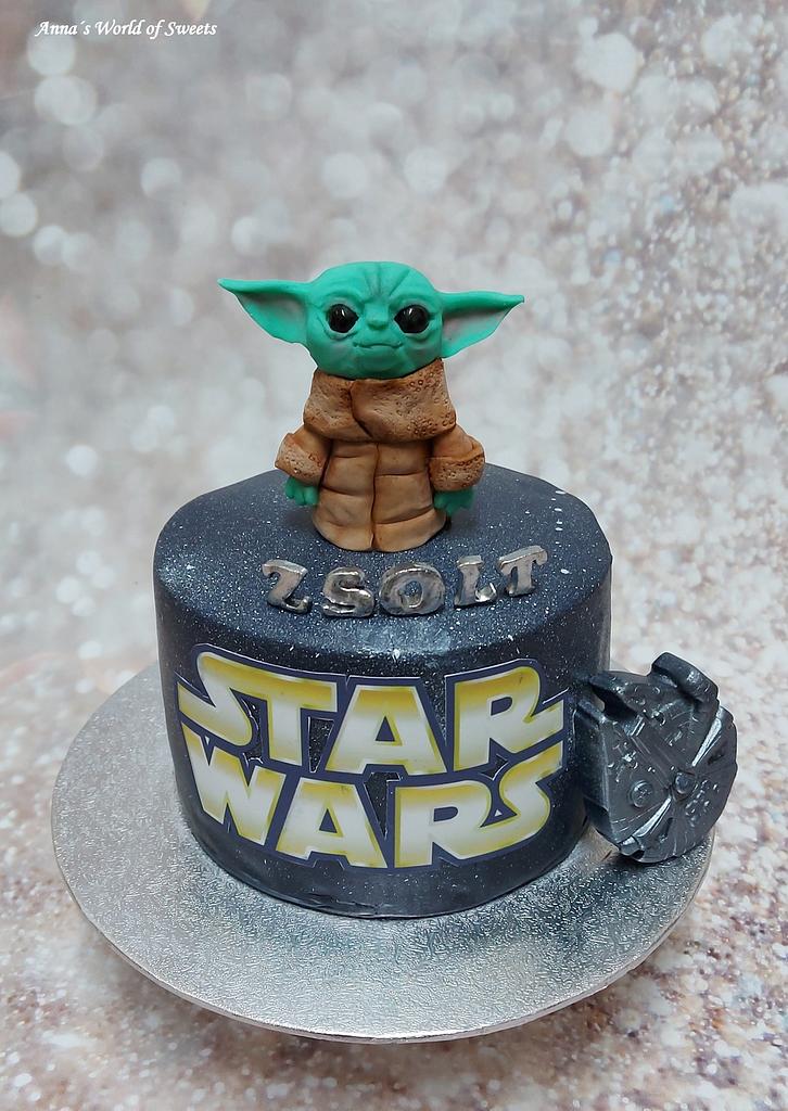 Baby Yoda Cake Cake By Anna S World Of Sweets Cakesdecor