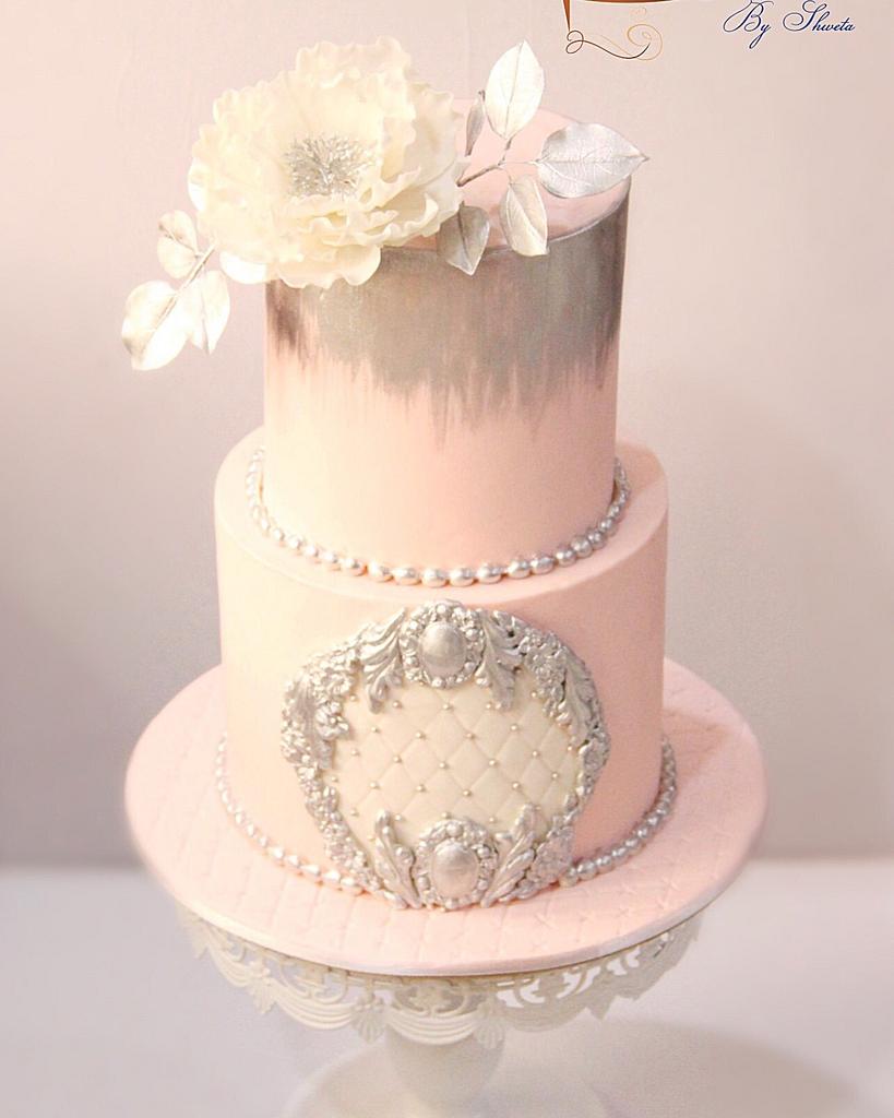 Pink and Silver Bling ! - Cake by Signature Cake By - CakesDecor