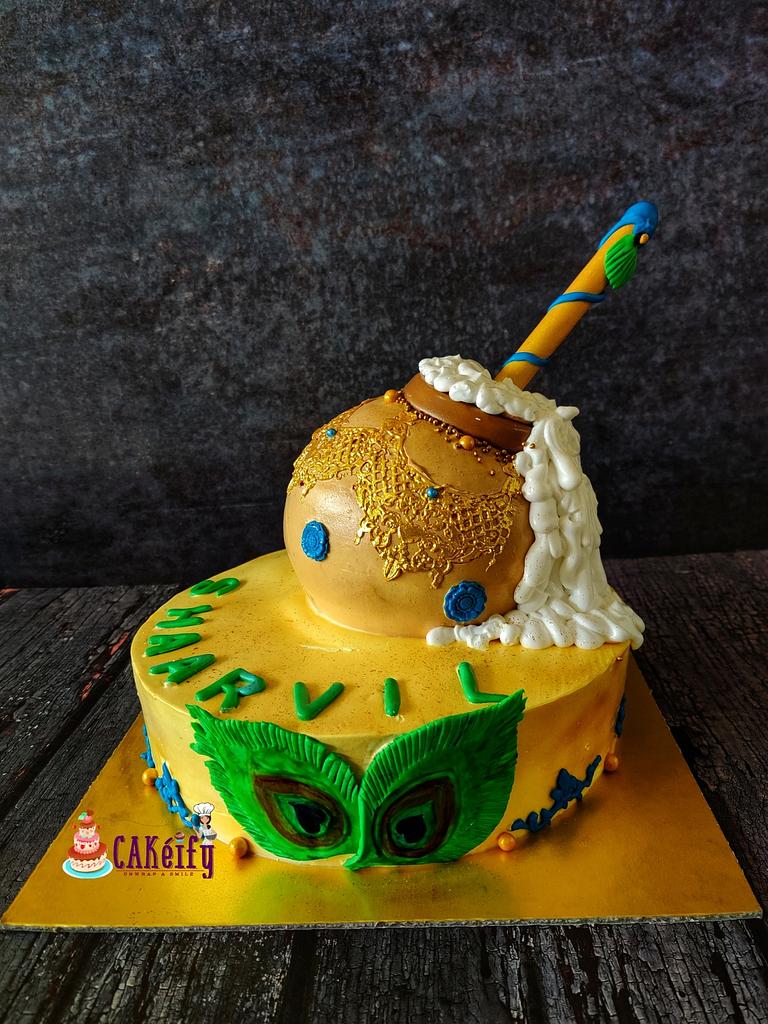 Janmashtami Special Cake 🎉 . . . . . . DM to book Your Designer Cake # janmashtami #janamashtami #specialitycakes #egglesscake… | Instagram