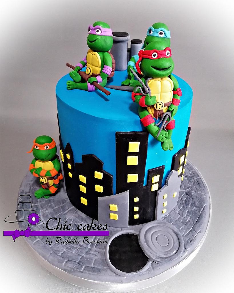 Ninja turtles cake - Cake by Radmila - CakesDecor