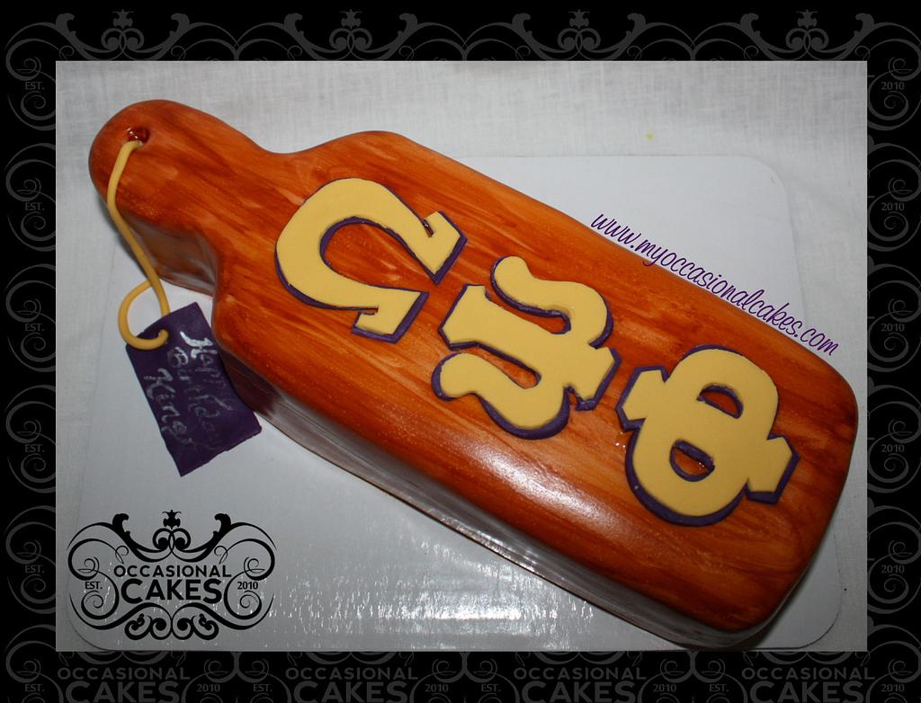 Omega Psi Phi Decorated Cake by Occasional Cakes CakesDecor