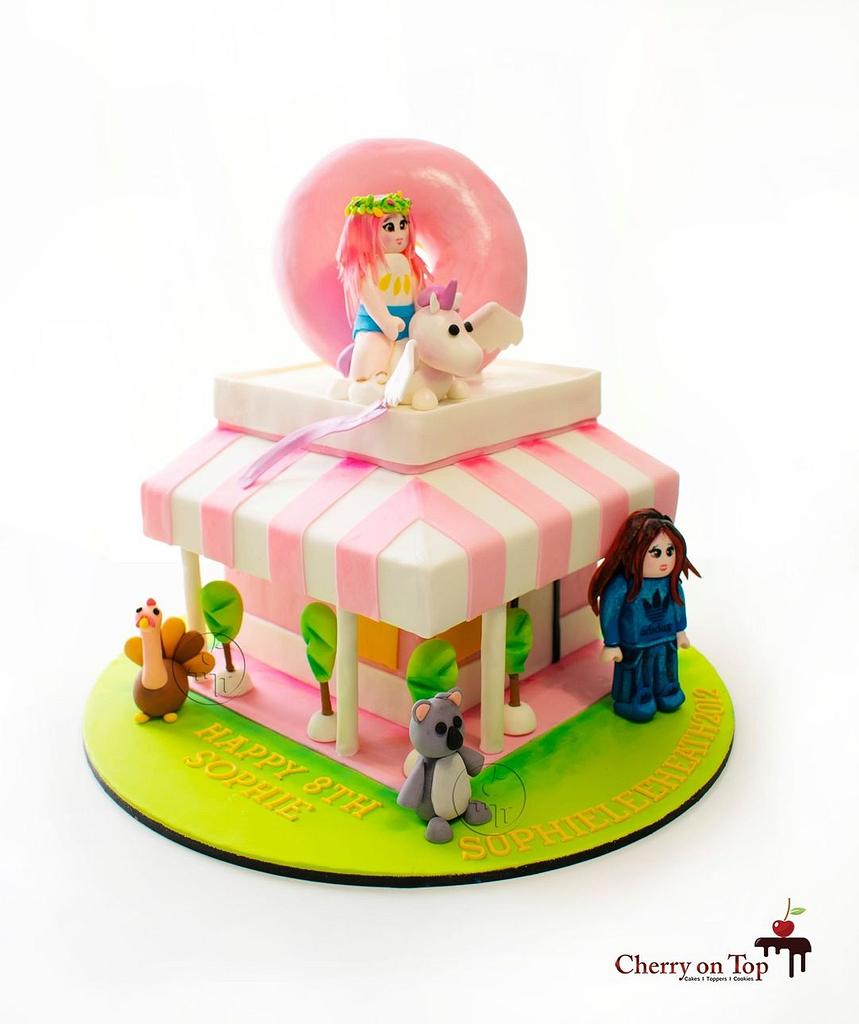 Adopt Me Roblox Game Cake Cake By Cakesdecor - adopt roblox game