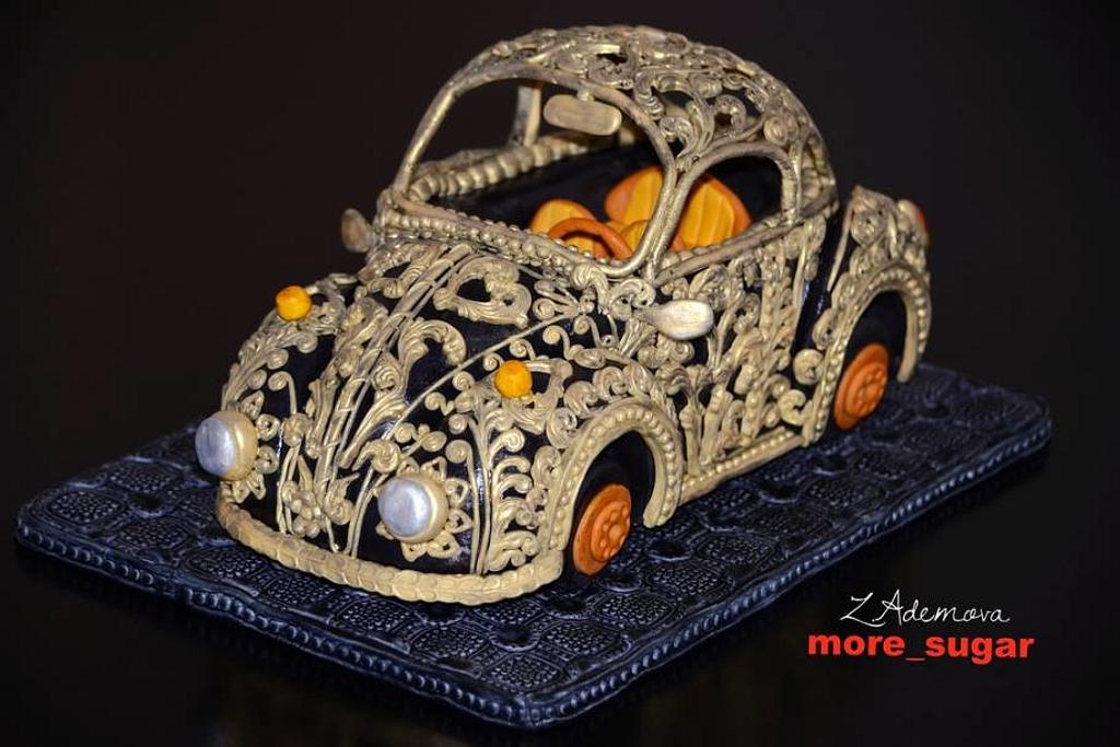 Vintage Car Cake - Cake by More_Sugar - CakesDecor