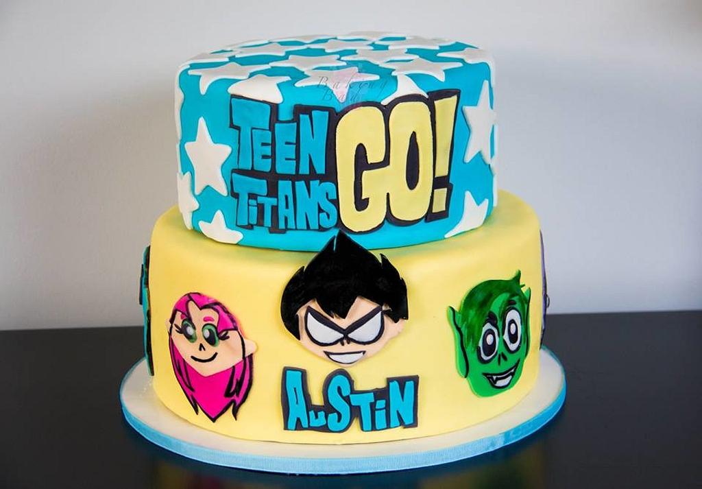 Teen Titans Go - Decorated Cake by Baking Bad - CakesDecor