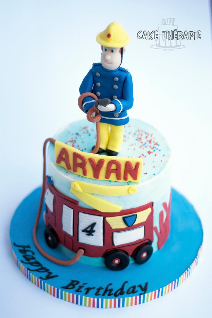 Fireman sam themed cake. - Cake by Caketherapie - CakesDecor