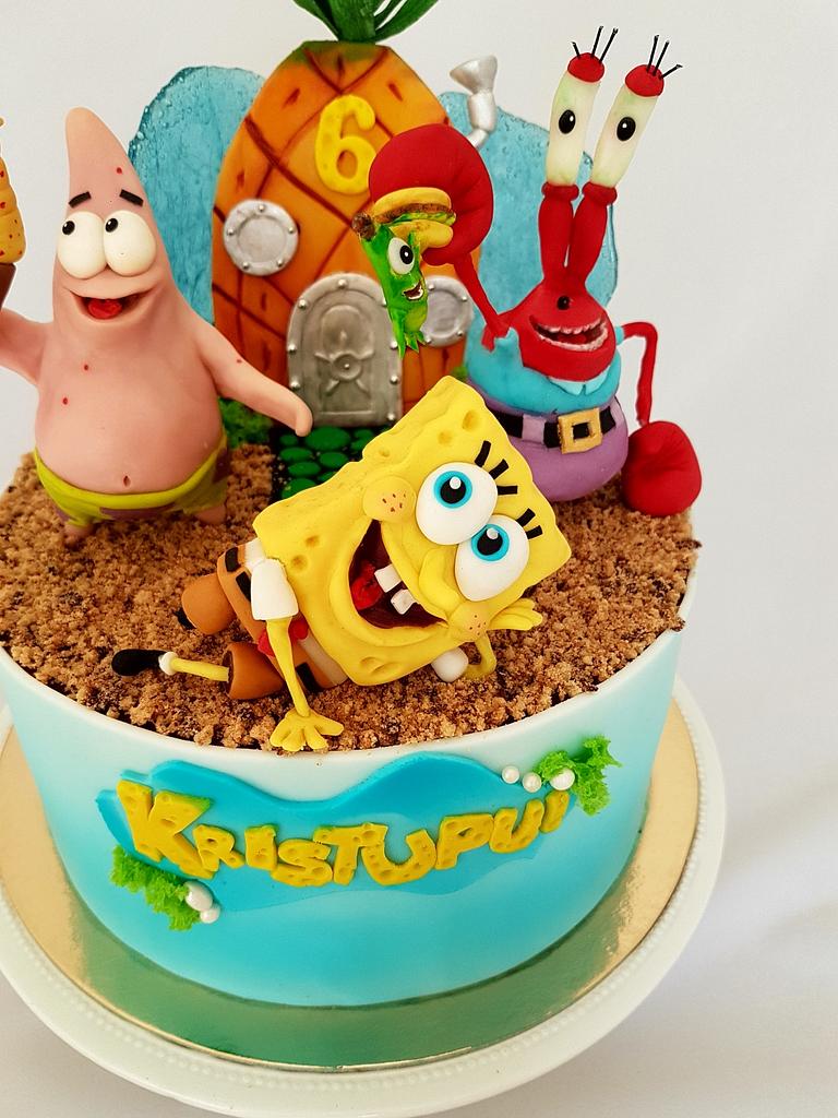 SpongeBob cake - Cake by Cake Loves Vanilla - CakesDecor