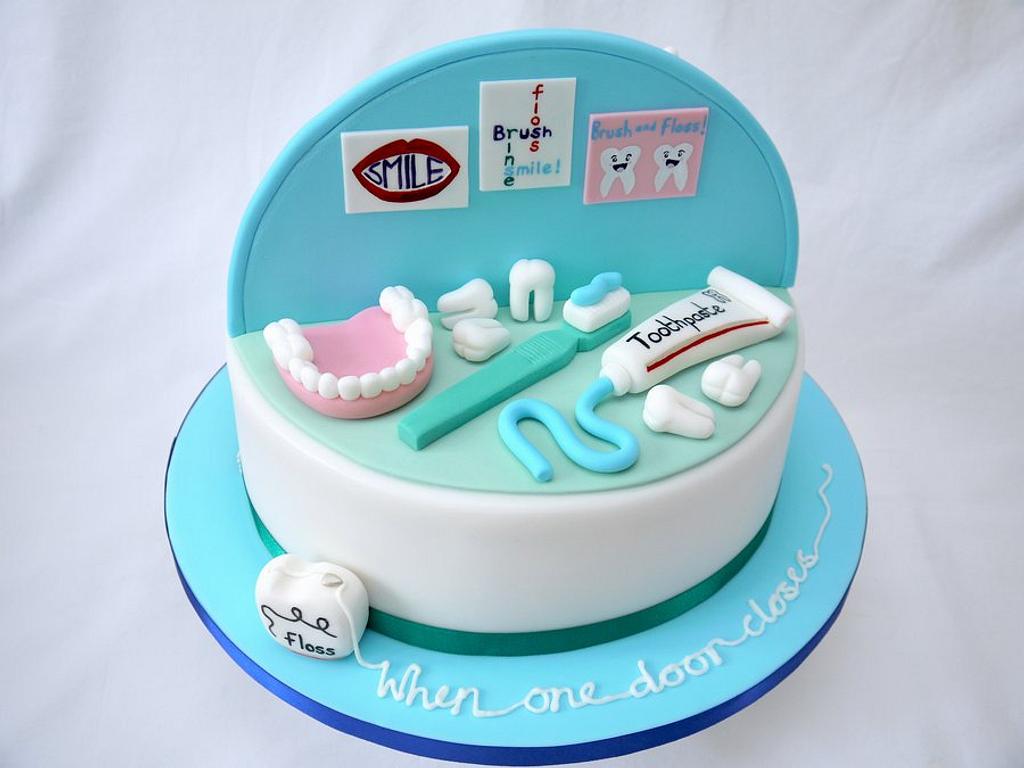 Dentist Chair With Working Light! | Dentist cake, Tooth cake, Dentist