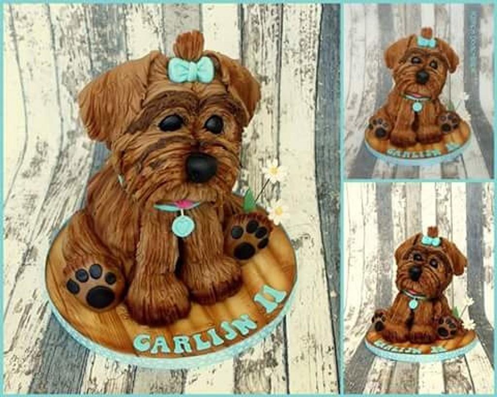 3D puppy cake | Baked by Nataleen