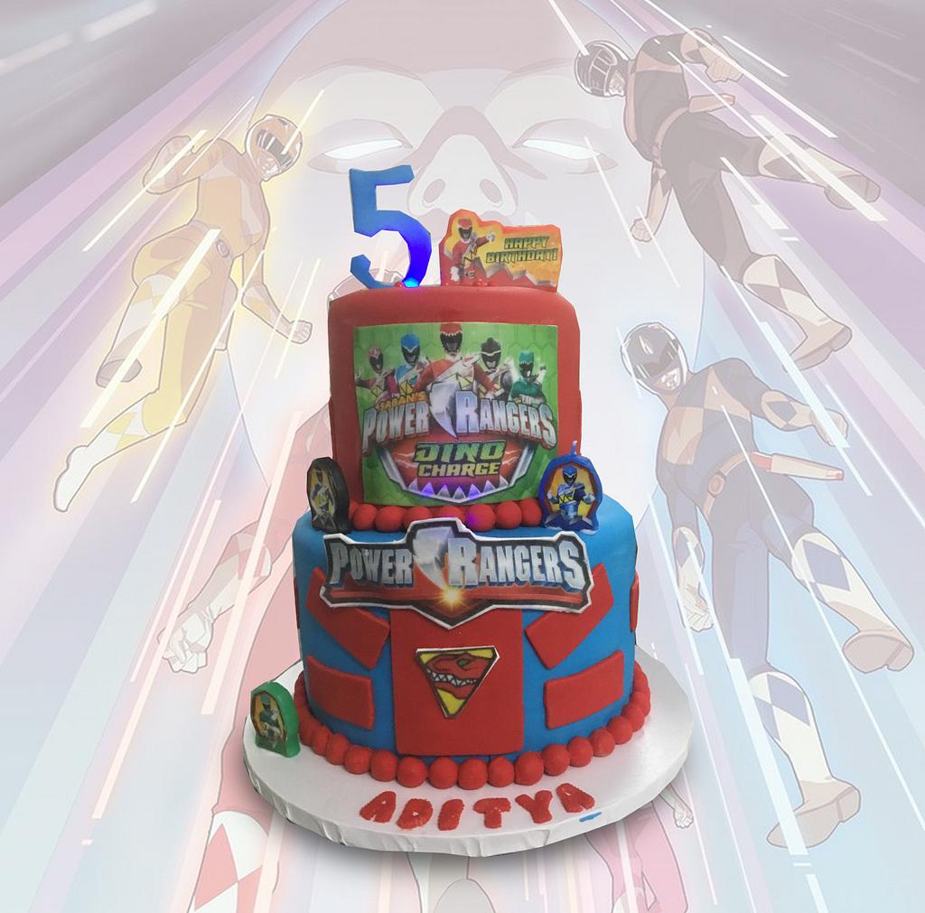 Power Rangers Cake By Mstreatz Cakesdecor