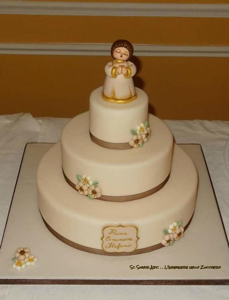 First Communion Thun style - Cake by Sc Sugar Art - CakesDecor