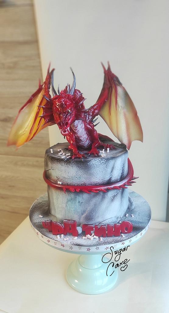 Cool Homemade Dragon Cake